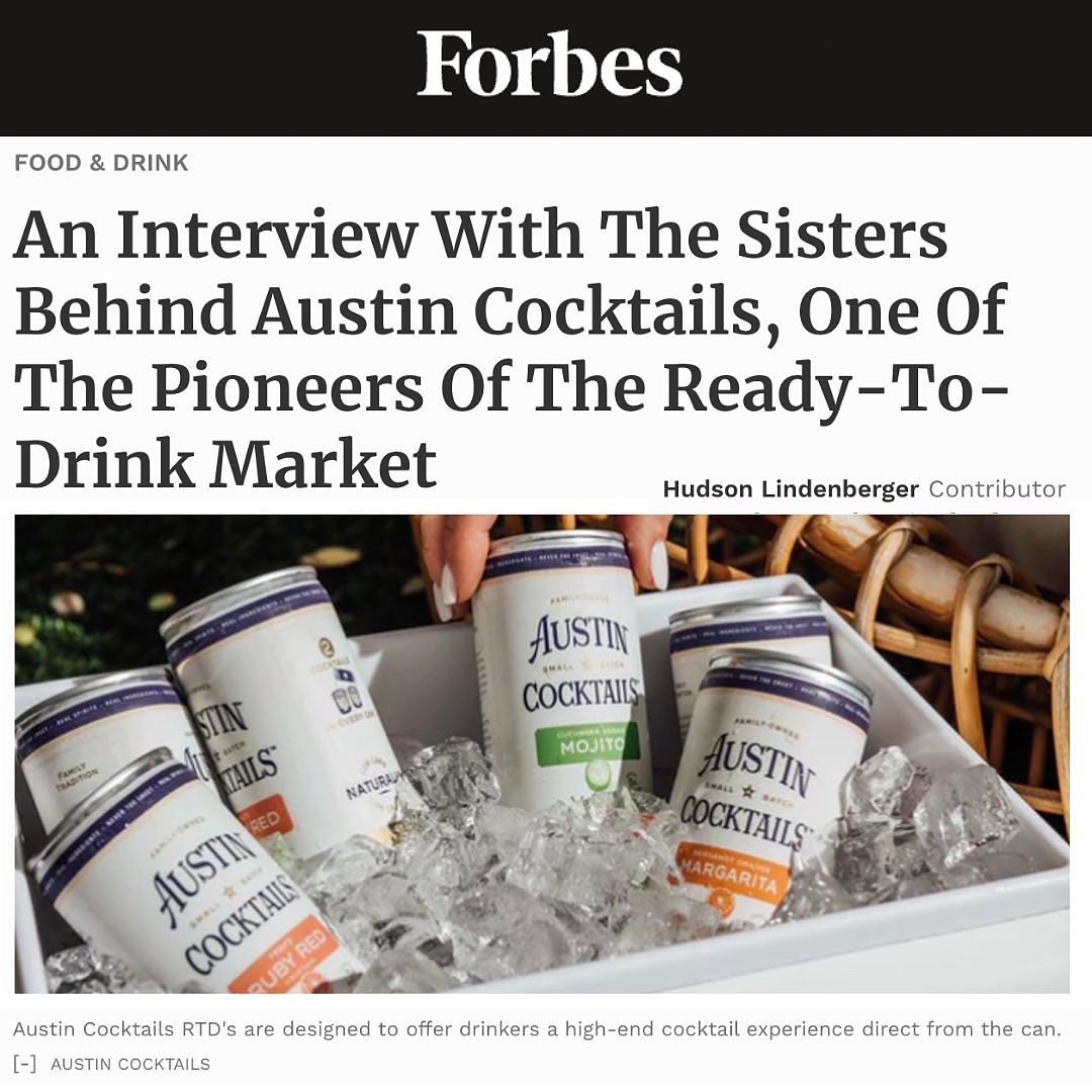 Austin Cocktails in Forbes Magazine Image